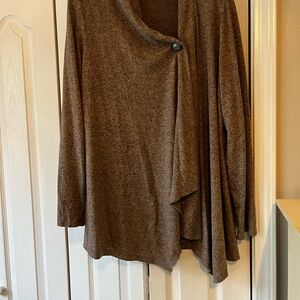 Apt. 9 Women's Brown Drape Sweater